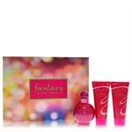 Fantasy by Britney Spears - Gift Set -- 3.3 oz Eau De Parfum Spray + 3.3 oz Body Souffle + 3.3 oz Shower Gel - para mujeres