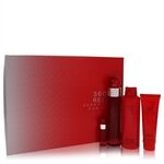 Perry Ellis 360 Red by Perry Ellis - Gift Set -- 3.4 oz Eau De Toilette Spray + .25 oz Mini EDT Spray + 6 oz Body Spray + 3 oz Shower Gel - para hombres