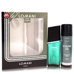 Lomani by Lomani - Gift Set -- 3.4 oz Eau De Toilette Spray + 6.7 oz Deodorant Spray - para hombres
