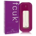Fcuk 3 by French Connection - Eau De Toilette Spray 100 ml - para mujeres