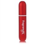 Travel Perfume Bottle by FragranceX - Mini Travel Refillable Spray with Cap Refills from Any Fragrance Bottle (Maroon) 4 ml - para hombres