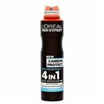 L'Oréal Paris Men Expert Desodorante - Protección Carbon - Antitranspirante 24 horas - 4 en 1 - 250 ml